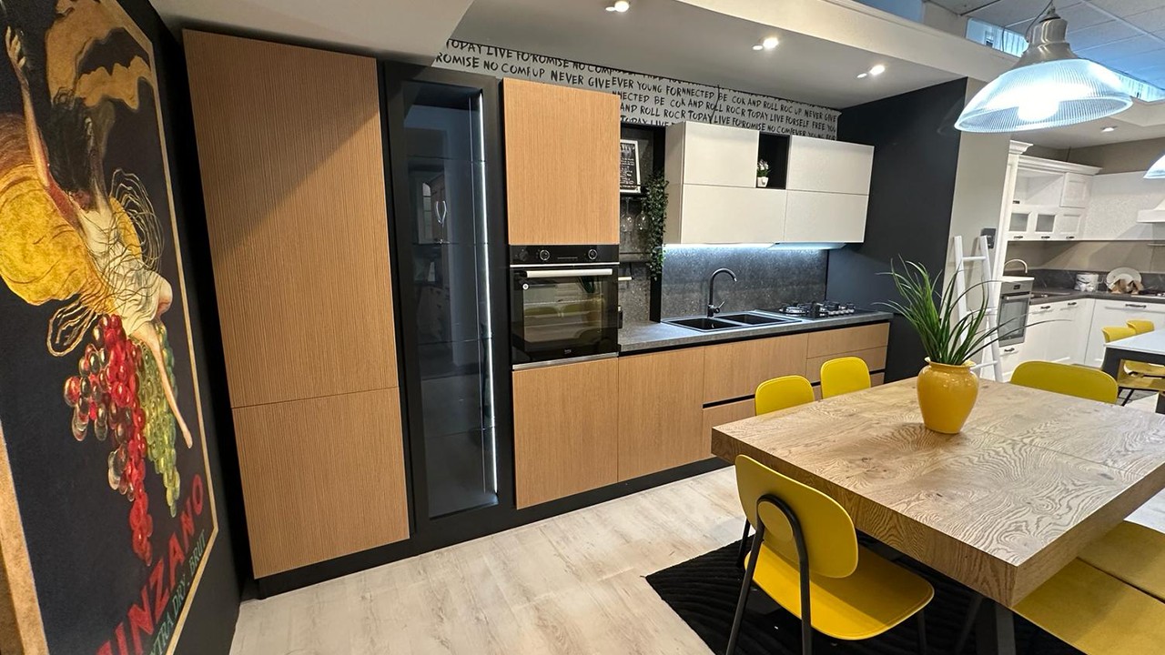 Cucina lineare Pop by Mobilturi in promozione a Cerignola